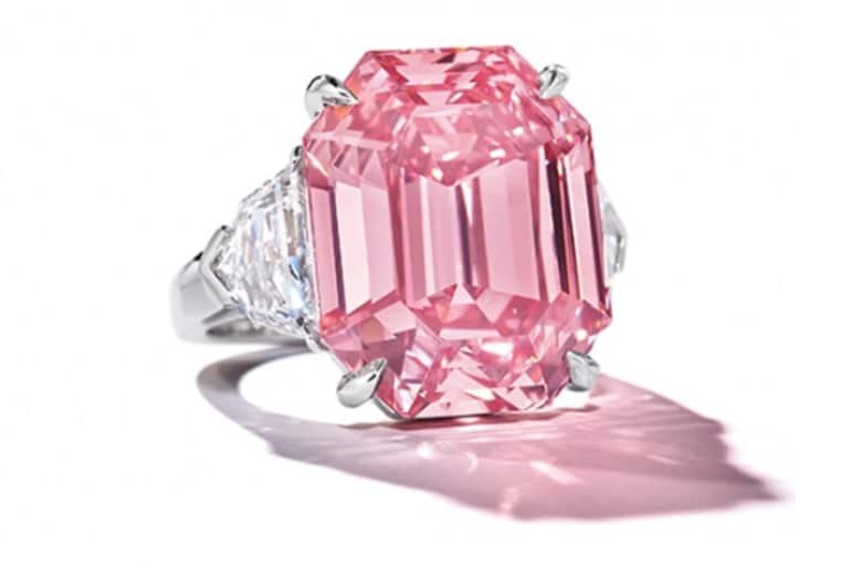 The pink legacy diamond est un diamant rose parmi mis les plus cher au monde