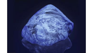fluorescence d'un diamant